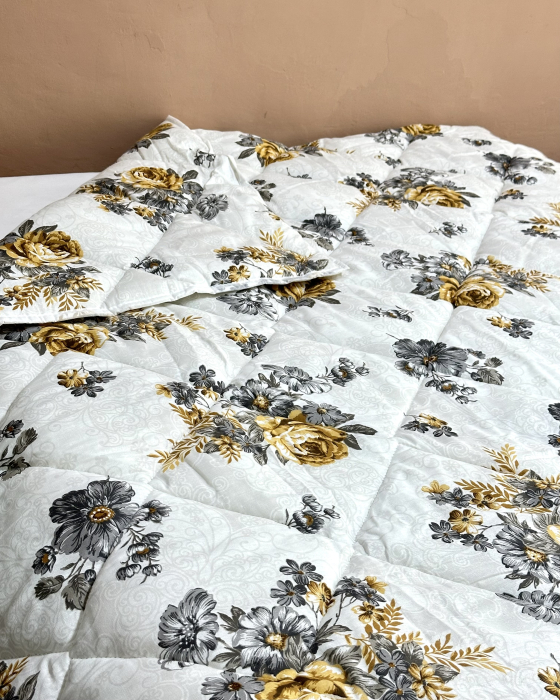 Pilotă antialergică vară| Umplutură Melană|Dos bumbac| Buchet Gri [2]