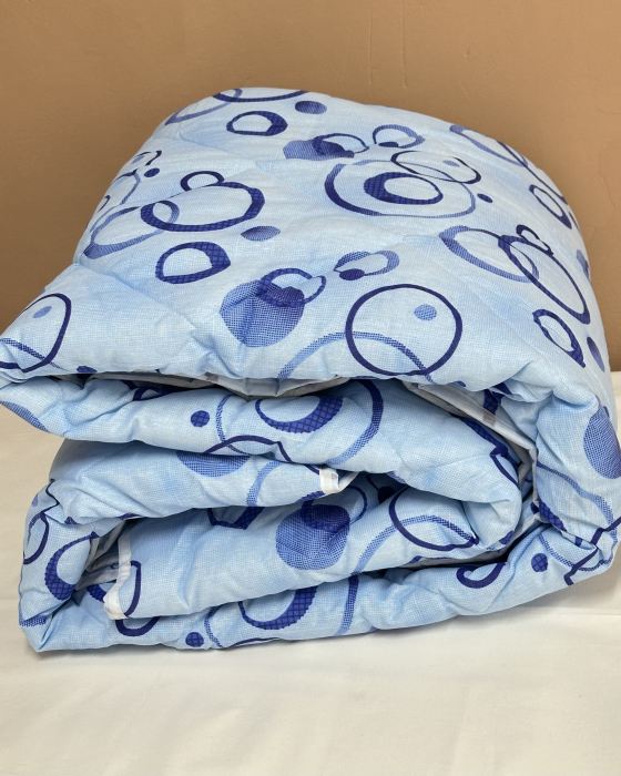Pilotă antialergică vară| Umplutură Melană|Dos bumbac| Cercuri albastre [4]