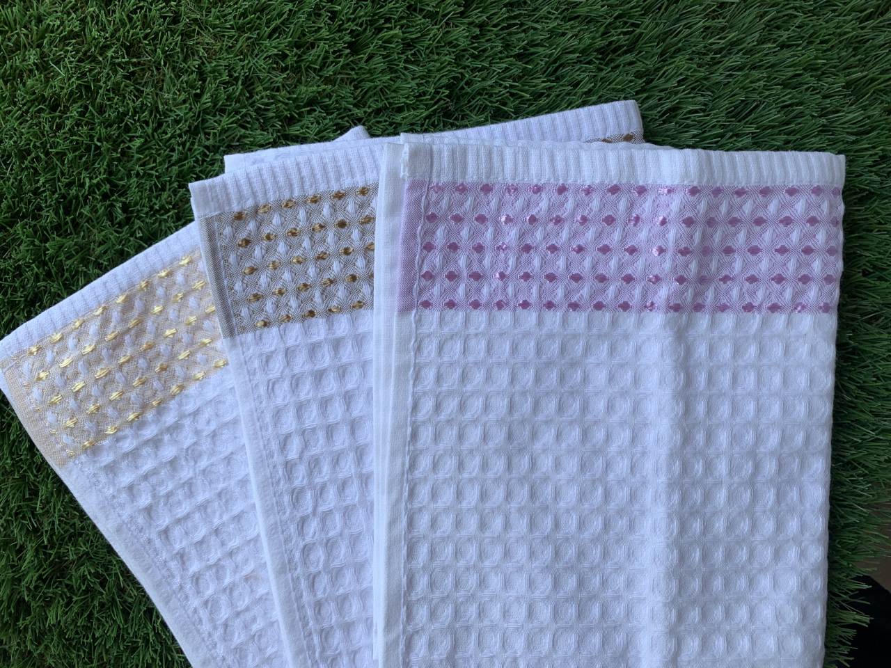 Prosop de bucătărie brodat Alb, 33×55 cm [1]