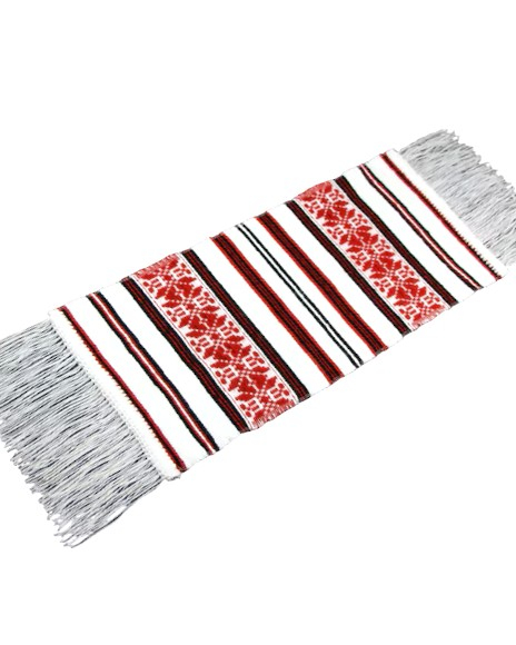 Prosop tradițional românesc, Alb cu Roșu si negru [2]