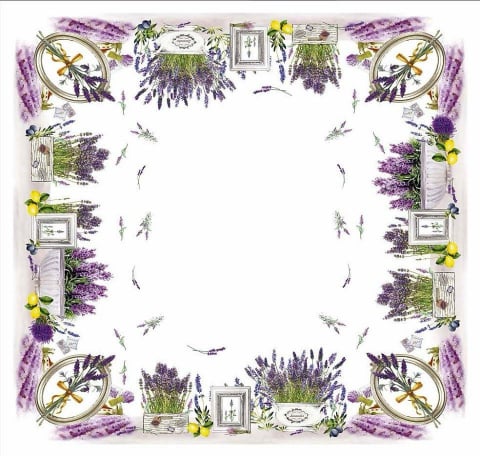 Fețe de masă - Față de masă tip Tablou  1.50*1.80m, cu lavanda