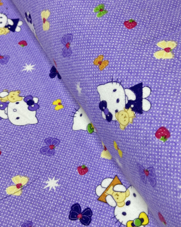 Finet - Bumbac Finet 100% | Lățime 0.9 m | Hello Kitty mov