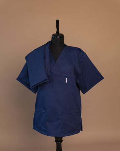 Echipamente de lucru și protecție - Costum chirurgical unisex Bleumarin