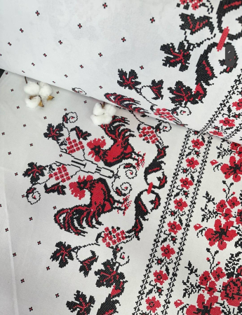 Față de masă cu model tradițional - Față de masă cu model tradițional - Model Cocoși