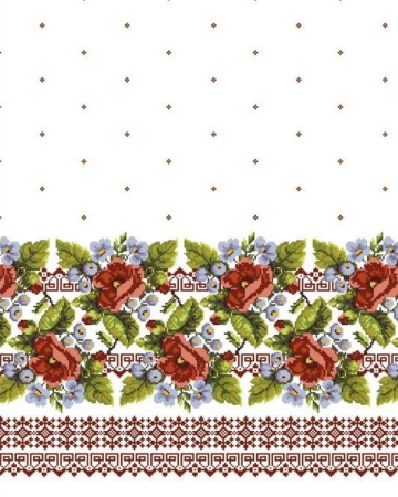 Față de masă cu model tradițional - Față de masă cu model tradițional, din bumbac - Model Dochia