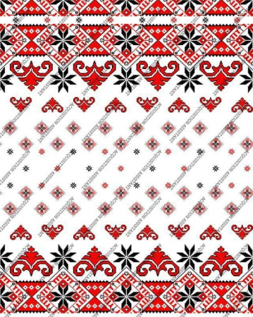 Față de masă cu model tradițional - Față de masă cu model tradițional, din bumbac - Model Zamfira