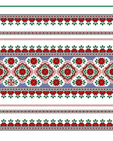 Față de masă cu model tradițional - Față de masă cu model tradițional, din bumbac - Model Catinca