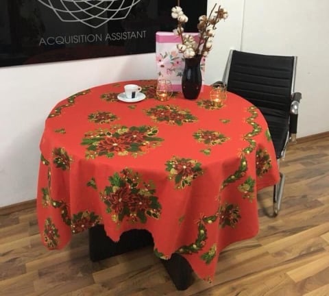 Fețe de masă cu diverse imprimeuri - Față de masă de Crăciun - Crăciunițe