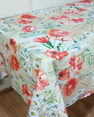 Fețe de masă cu diverse imprimeuri - Față de masă din bumbac 100%, Măcușor