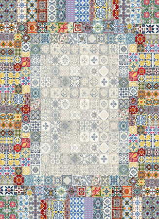 Fețe de masă tip goblen - Față de masă din bumbac tip goblen, Design Marocan