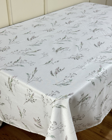 Fețe de masă Impermeabile - Față de masă impermeabilă, 100% bumbac - Botanica