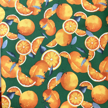 Fețe de masă impermeabile - Față de masă impermeabilă, 100% bumbac - Portocale