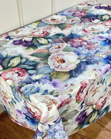 Fețe de masă Impermeabile - Față de masă impermeabilă, 100% bumbac - Model Karina