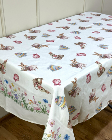 Colecția de Paște - Față de masă impermeabilă cu model de Paște- Sarbatoare de Paste