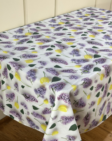 Produse pentru Casă - Față de masă impermeabilă- Flori Liliac