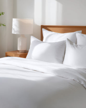 Lenjerii de pat - Față de pernă din bumbac ranforce– diverse dimensiuni, Alb