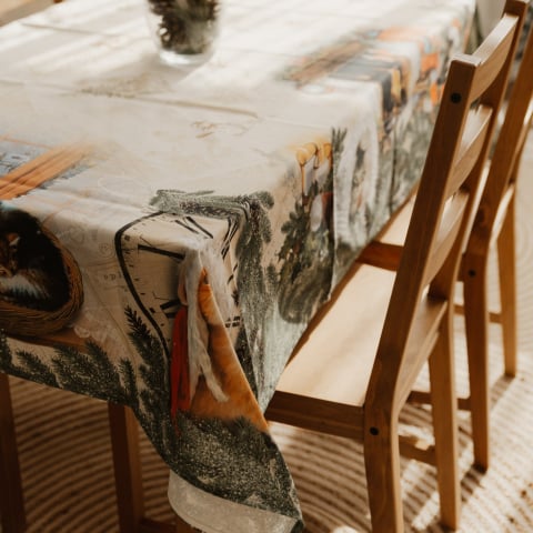 Fețe de masă de Crăciun tip Tablou - Pisici [1]