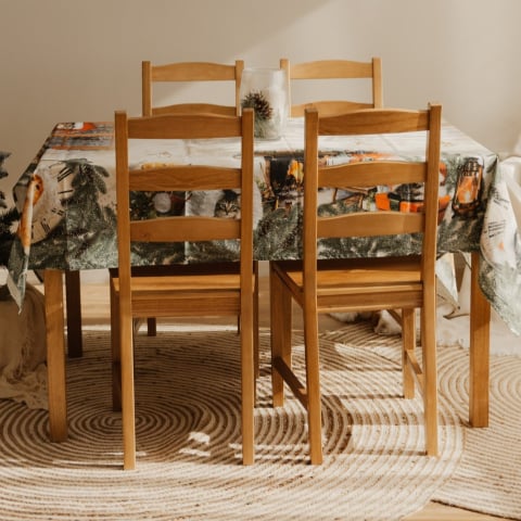 Colecția de Crăciun - Fețe de masă de Crăciun tip Tablou - Pisici