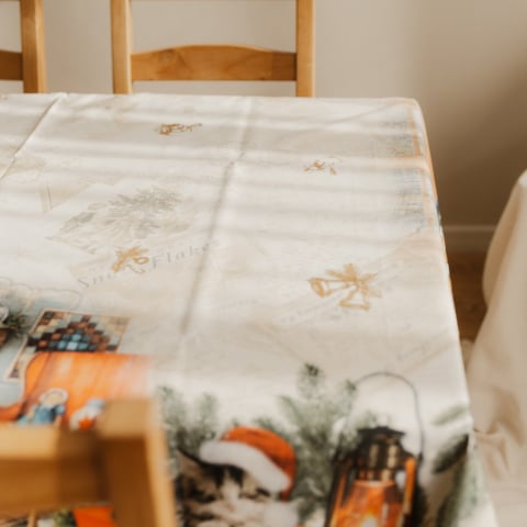 Fețe de masă de Crăciun tip Tablou - Pisici [3]