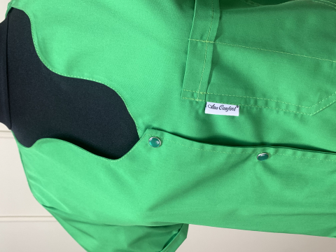 Halat Parma cu mâneca scurtă, Verde Măr [2]