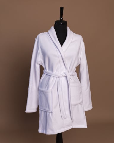 Polar - Halat polar unisex cu mâneci lungi - Alb