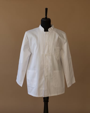 Halate medicale - Halat Tunică Cu Mâneci Lungi, Bărbați, Alb