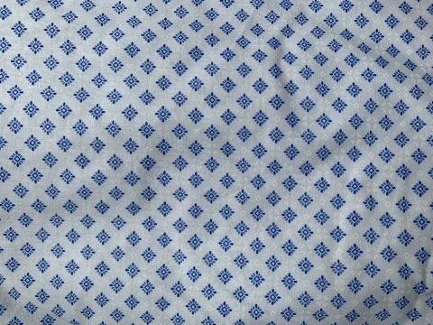 Husă de pat cu elastic din bumbac - Dr. House bleu [1]