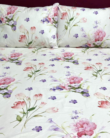 Set lenjerie Bumbac Ranforce - Lenjerie de pat din bumbac ranforce 100% - Belisse