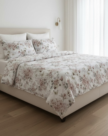 Set lenjerie Bumbac Ranforce - Lenjerie de pat din bumbac ranforce 100% - Veloria