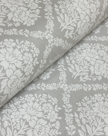 Set lenjerie Bumbac Ranforce - Lenjerie de pat din bumbac ranforce 100%- Vittoria, gri