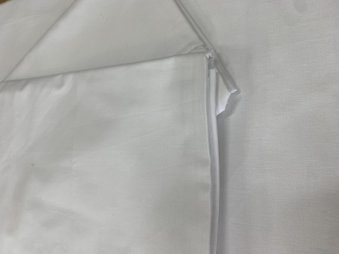 Lenjerie de pat XXL din bumbac satinat - Alb [1]