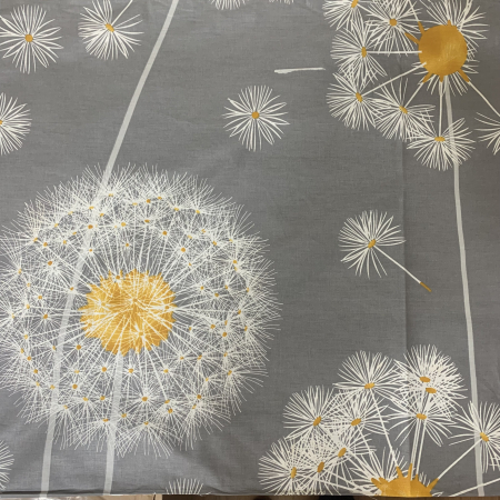 Seturi de lenjerie din Bumbac Satinat - Lenjerie de pat dublu din bbc satinat- Păpădie