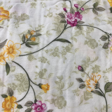 Lenjerie pat finet - Lenjerie de pat din finet bumbac 100% - Trandafiri galbeni