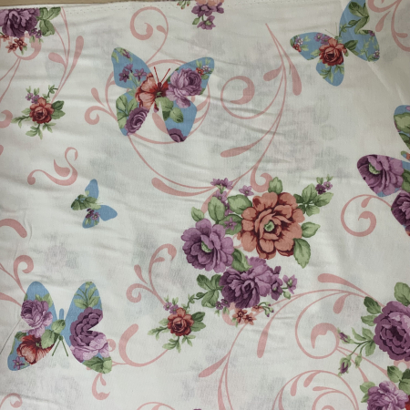 Lenjerie pat finet - Lenjerie de pat din finet bumbac 100% - Fluturi