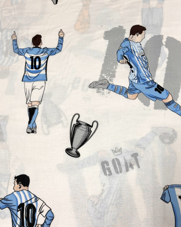 Lenjerii pentru copii - Lenjerie de pat pentru copii din bumbac ranforce 100% - Fotbal