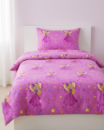 Set lenjerie Bumbac Ranforce - Lenjerie de pat pentru copii din bumbac ranforce 100% - Printese
