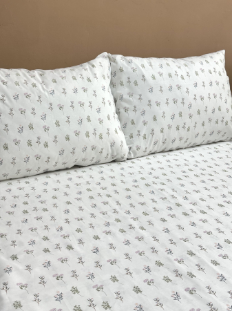 Set lenjerie Bumbac Ranforce - Lenjerie pat bumbac ranforce 100%|Plante Mici