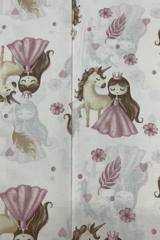 Modele pentru copii - Metraj Bumbac Ranforce - Printesa cu ponei