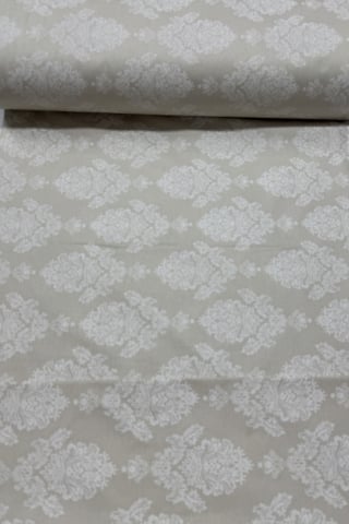 Metraje - Metraj Bumbac Ranforce - Model baroc, bej