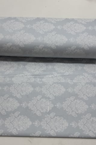 Metraje - Metraj Bumbac Ranforce - Model baroc, bleu