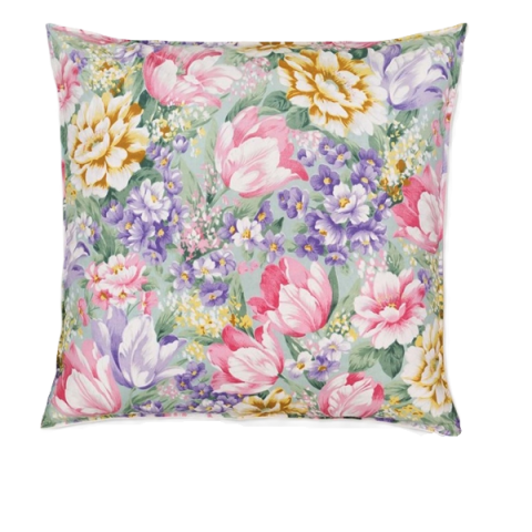 Perne cu Puf și Pană de Gâscă, 70*70, Flori Mov [0]