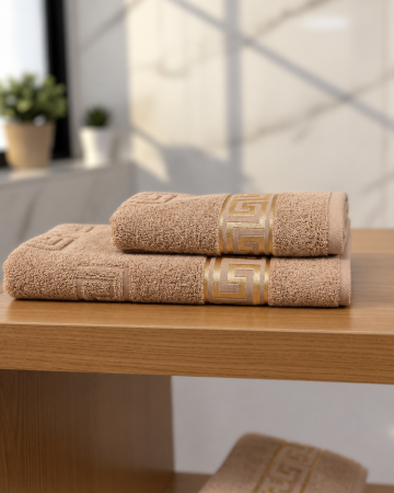 Prosoape pentru baie - Prosop de baie Greek din bumbac 100% bej