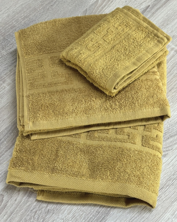 Prosoape pentru baie - Prosop de baie Kaveza din bumbac 100%, Muștar, diverse marimi