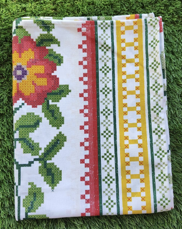 Prosoape bucătărie - Set 3 prosoape de bucătărie, bumbac 100%, 50/60, model Floarea