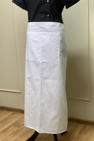 Uniforme HoReCa - Șorț lung de pizzer, Alb