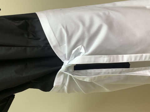 Șorț lung de pizzer, Alb [1]