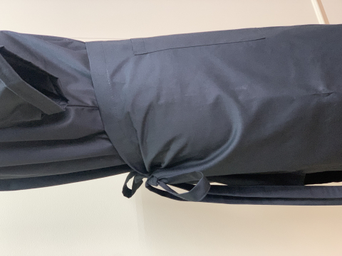 Șorț lung de pizzer, Negru [2]