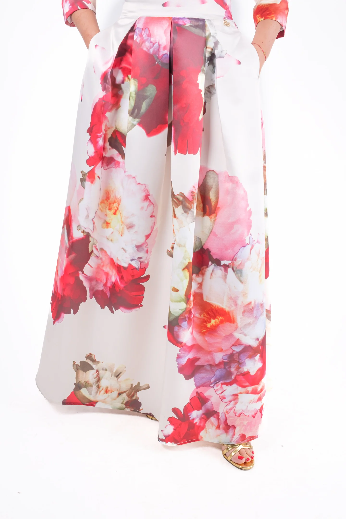 Compleu elegant din tafta cu fusta lunga si bolero [5]