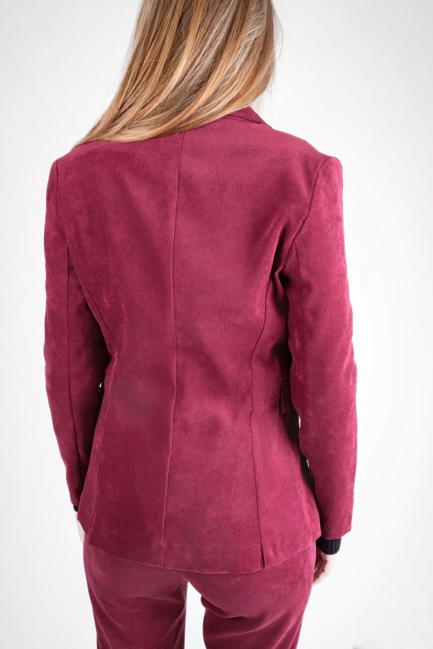 Costum dama elegant catifea-sacou si pantaloni [6]