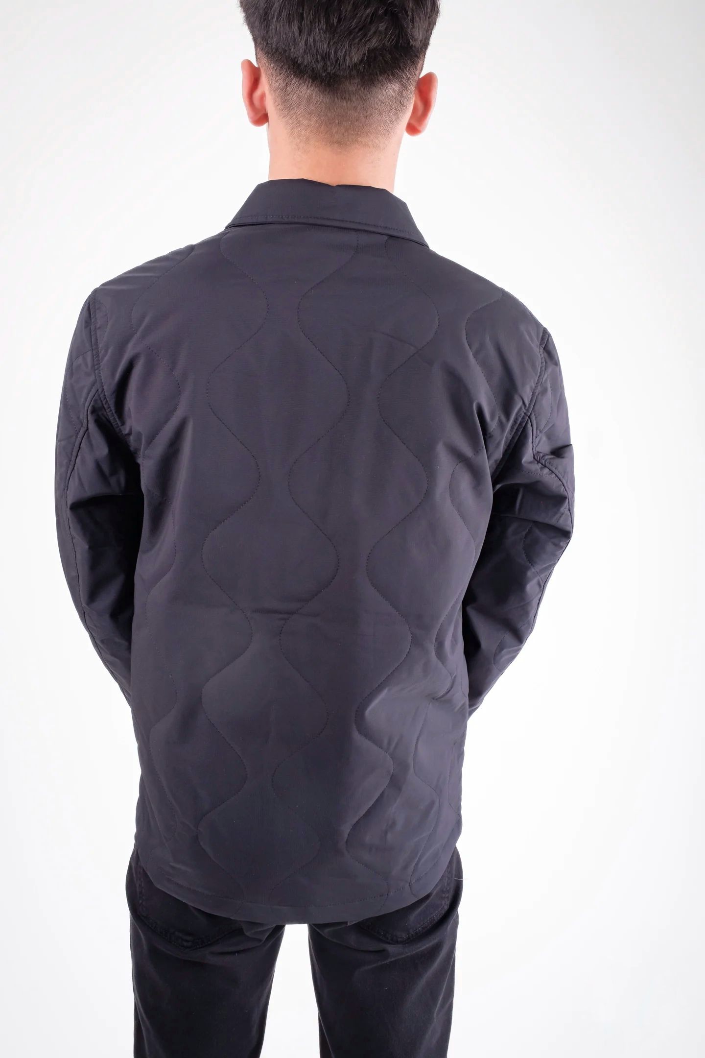 Jacheta barbateasca ,matlasata impermeabila,model slim-fit [2]